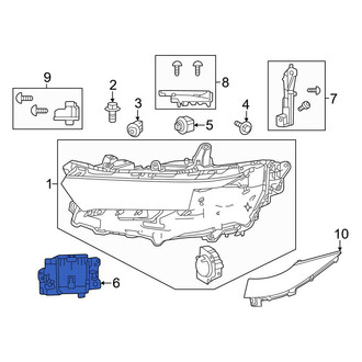 Toyota OE - Left Lower Headlight Bracket