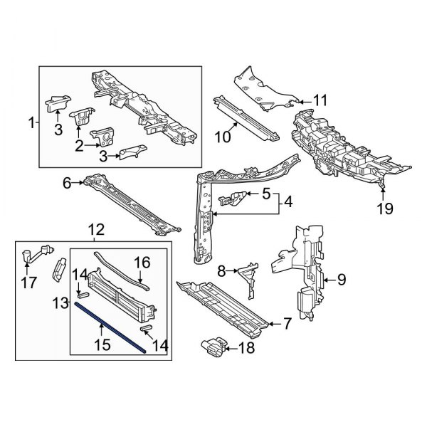 Radiator Shutter Seal