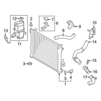 Toyota OE - Cooling - Radiator & Components (2.5L)