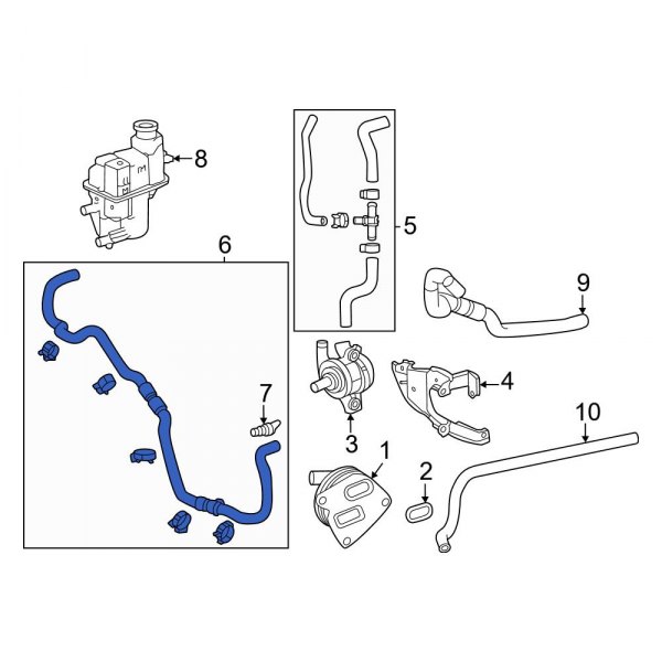 Drive Motor Inverter Radiator Hose