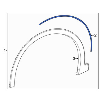 Toyota OE - Upper Wheel Arch Molding Seal