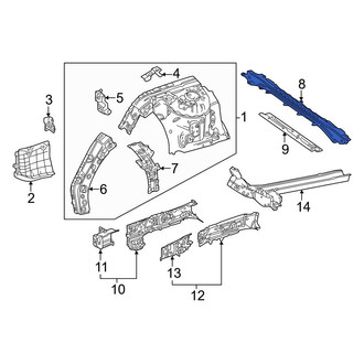 Toyota OE - Front Cowl Crossmember