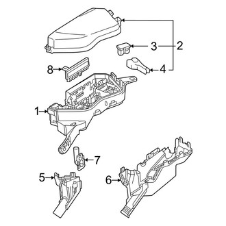 Toyota OE - Electrical - Fuse & Relay (Driver Side Engine Compartment)