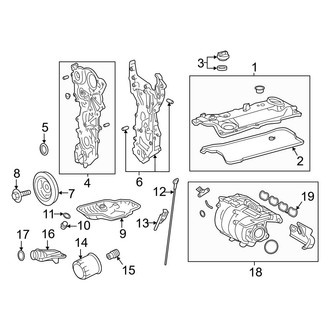 Toyota OE - Engine / Transaxle - Engine Parts (2.5L)