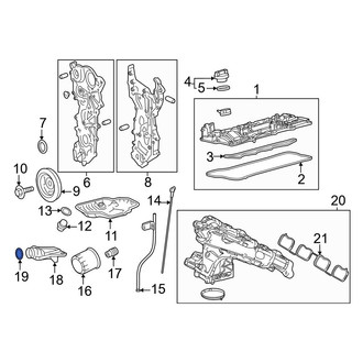 Toyota OE - Engine Oil Pump Pickup Tube Gasket