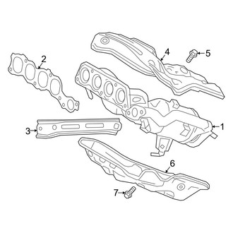 Toyota OE - Exhaust System - Manifold (2.5L)