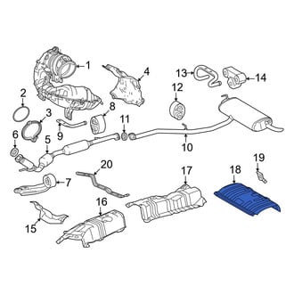 Toyota OE - Rear Floor Pan Heat Shield