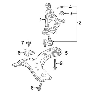 Toyota OE - Front Suspension - Suspension Components