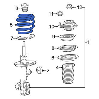 Toyota OE - Front Coil Spring