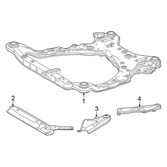 Toyota OE - Front Suspension - Suspension Mounting