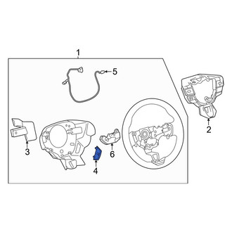 Toyota OE - Left Steering Wheel Plug