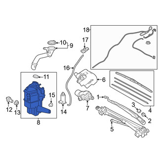 Toyota OE - Washer Fluid Reservoir