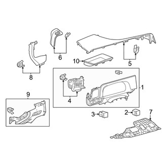 Toyota OE - Instrument Panel Components (Drivers Side)
