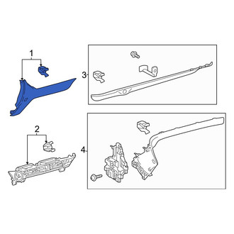 Toyota OE - Center Left Instrument Panel Trim Panel