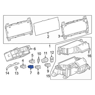 Toyota OE - Trunk Lid Release Switch
