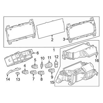Toyota OE - Instrument Panel - Cluster & Switches