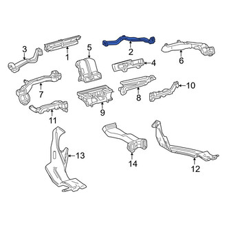 Toyota OE - Front Right Upper Instrument Panel Air Duct