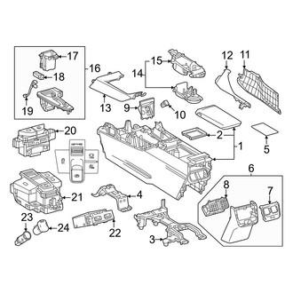Toyota OE - Center Console (Console Assembly & Components)