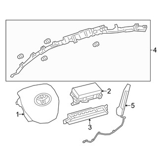 Toyota OE - Restraint Systems - Air Bag Components (Air Bags)