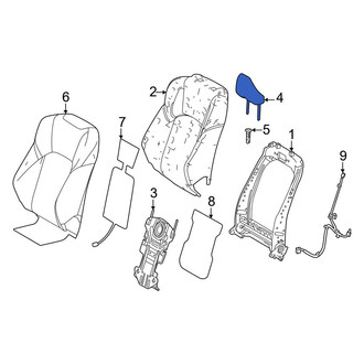 Toyota OE - Front Right Headrest