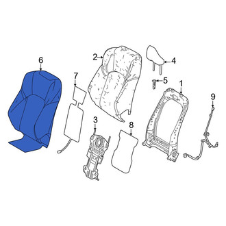 Toyota OE - Front Right Seat Back Cushion Cover