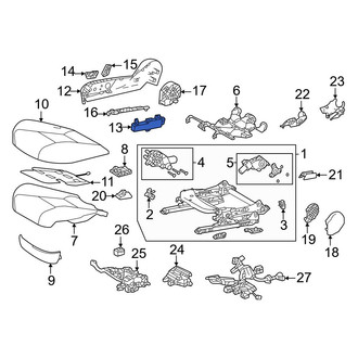 Toyota OE - Front Right Power Seat Switch