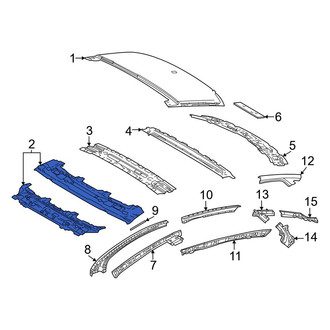 Toyota OE - Front Roof Header Panel