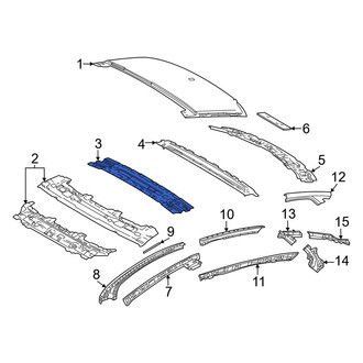 Toyota OE - Front Roof Panel Reinforcement