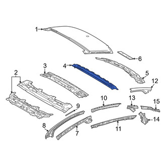 Toyota OE - Rear Roof Panel Reinforcement