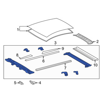 Toyota OE - Sunroof Frame