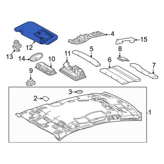 Toyota OE - Left Sun Visor