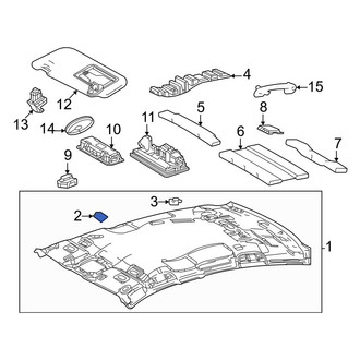 Toyota OE - Front Headliner Cap