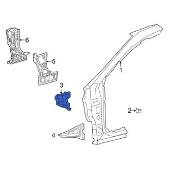 Toyota OE - Left Upper Body A-Pillar Bracket