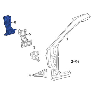 Toyota OE - Left Body A-Pillar Reinforcement