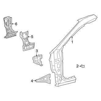 Toyota OE - Pillars, Rocker & Floor - Hinge Pillar