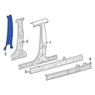 Toyota OE - Left Body B-Pillar