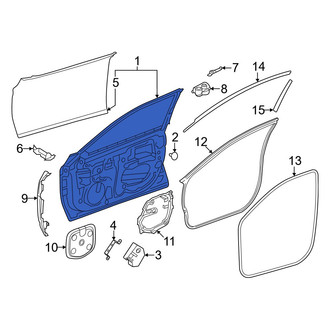 Toyota OE - Front Left Door Shell