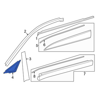 Toyota OE - Rear Left Forward Door Applique