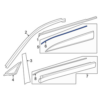Toyota OE - Door Molding Seal
