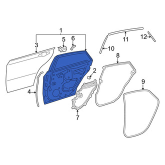 Toyota OE - Front Left Door Shell