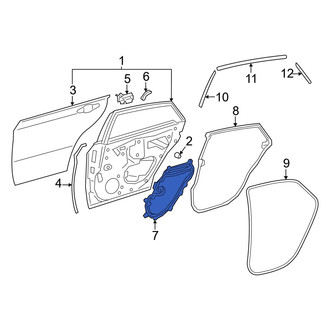 Toyota OE - Rear Left Door Access Cover