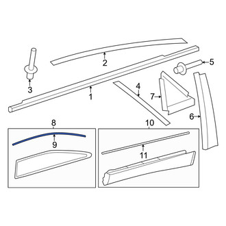 Toyota OE - Door Molding Seal