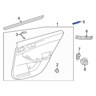 Toyota OE - Left Door Interior Trim Panel Cap