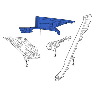 Toyota OE - Rear Left Upper Rearward Interior Quarter Panel Trim Panel