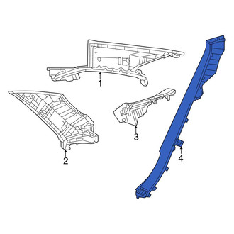 Toyota OE - Left Body C-Pillar Trim Panel