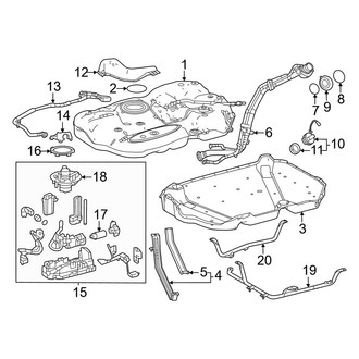 Toyota OE - Fuel System - Fuel Tank