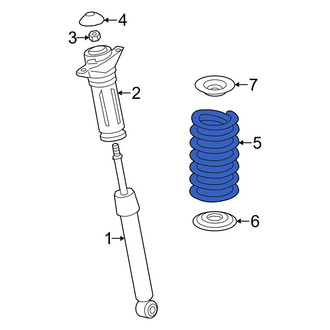 Toyota OE - Rear Coil Spring