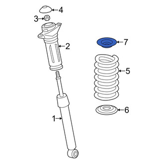 Toyota OE - Rear Upper Coil Spring Insulator