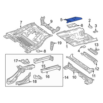 Toyota OE - Rear Left Floor Extension