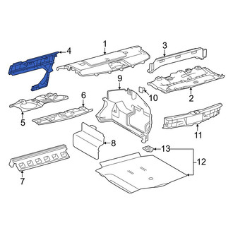 Toyota OE - Rear Left Partition Panel
